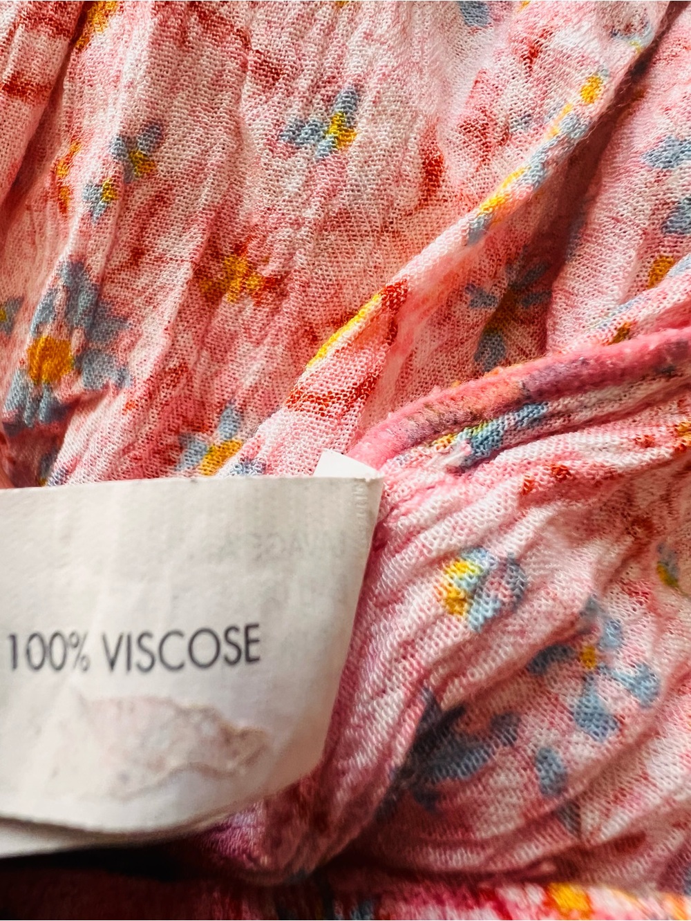 Poupette St Barth Strapless Romper Floral Medium Pink Red - Picture 4 of 4